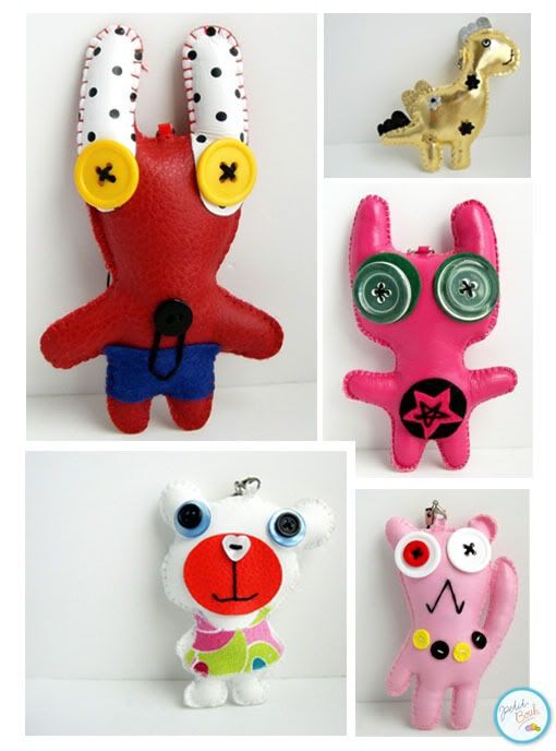 Petit Bouh Monster keychain